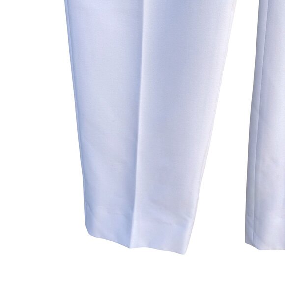Sansabelt Vintage 70s 80s Mens White Flat Front Stretch Leisure Suit Pants 39 - Picture 11 of 11